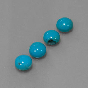 Achetez naturel ct bleue turquoise gems, coupe roude, en provenance afghanistan chez gemselect. en stock, livraison internationale!