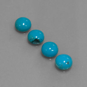 Achetez naturel ct bleue turquoise gems, coupe roude, en provenance afghanistan chez gemselect. en stock, livraison internationale!