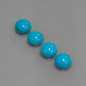 Achetez naturel ct bleue turquoise gems, coupe roude, en provenance afghanistan chez gemselect. en stock, livraison internationale!