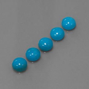 Achetez naturel ct Bleu Turquoise gems, Coupe roude, En provenance Afghanistan chez GemSelect. En stock, livraison internationale!