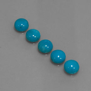 Achetez naturel ct bleue turquoise gems, coupe roude, en provenance afghanistan chez gemselect. en stock, livraison internationale!