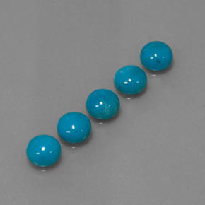 Achetez naturel ct bleue turquoise gems, coupe roude, en provenance afghanistan chez gemselect. en stock, livraison internationale!