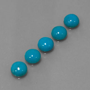 Achetez naturel ct bleue turquoise gems, coupe roude, en provenance afghanistan chez gemselect. en stock, livraison internationale!