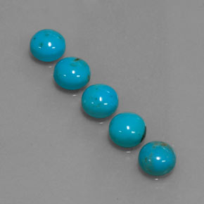Achetez naturel ct bleue turquoise gems, coupe roude, en provenance afghanistan chez gemselect. en stock, livraison internationale!