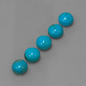 Achetez naturel ct bleue turquoise gems, coupe roude, en provenance afghanistan chez gemselect. en stock, livraison internationale!