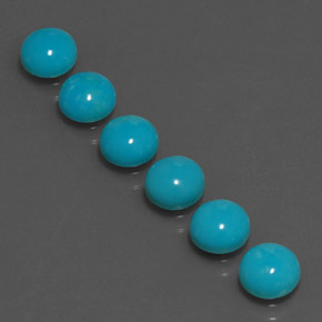 Achetez naturel ct bleue turquoise gems, coupe roude, en provenance afghanistan chez gemselect. en stock, livraison internationale!