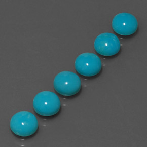Achetez naturel ct bleue turquoise gems, coupe roude, en provenance afghanistan chez gemselect. en stock, livraison internationale!