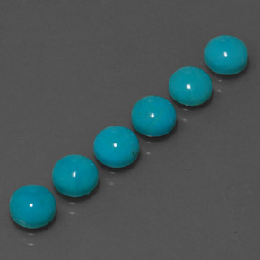 Achetez naturel ct bleue turquoise gems, coupe roude, en provenance afghanistan chez gemselect. en stock, livraison internationale!