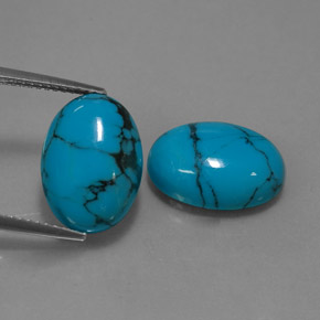 Achetez naturel ct bleue turquoise gems, coupe ovale, en provenance afghanistan chez gemselect. en stock, livraison internationale!