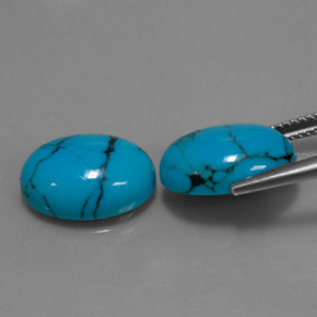 Achetez naturel ct bleue turquoise gems, coupe ovale, en provenance afghanistan chez gemselect. en stock, livraison internationale!