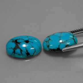 Achetez naturel ct bleue turquoise gems, coupe ovale, en provenance afghanistan chez gemselect. en stock, livraison internationale!