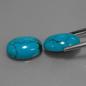 Achetez naturel ct bleue turquoise gems, coupe ovale, en provenance afghanistan chez gemselect. en stock, livraison internationale!