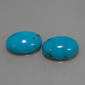 Achetez naturel ct Bleu Turquoise gems, Coupe ovale, En provenance Afghanistan chez GemSelect. En stock, livraison internationale!