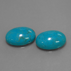 Achetez naturel ct Bleu Turquoise gems, Coupe ovale, En provenance Afghanistan chez GemSelect. En stock, livraison internationale!