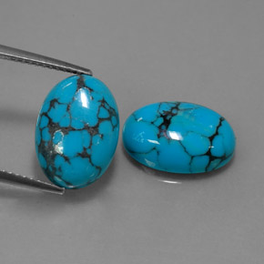 Achetez naturel ct Bleu Turquoise gems, Coupe ovale, En provenance Afghanistan chez GemSelect. En stock, livraison internationale!