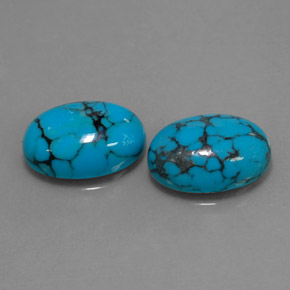 Achetez naturel ct Bleu Turquoise gems, Coupe ovale, En provenance Afghanistan chez GemSelect. En stock, livraison internationale!
