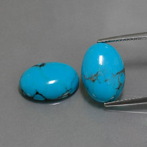 Achetez naturel ct bleue turquoise gems, coupe ovale, en provenance afghanistan chez gemselect. en stock, livraison internationale!
