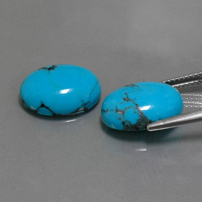 Achetez naturel ct bleue turquoise gems, coupe ovale, en provenance afghanistan chez gemselect. en stock, livraison internationale!