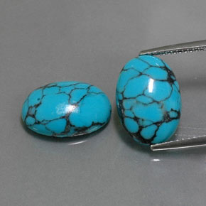 Achetez naturel ct bleue turquoise gems, coupe ovale, en provenance afghanistan chez gemselect. en stock, livraison internationale!