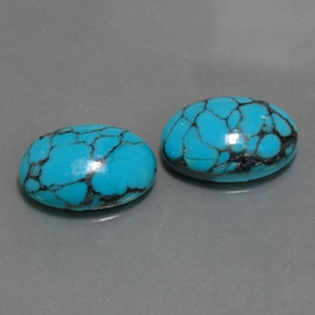Achetez naturel ct bleue turquoise gems, coupe ovale, en provenance afghanistan chez gemselect. en stock, livraison internationale!