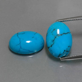 Achetez naturel ct bleue turquoise gems, coupe ovale, en provenance afghanistan chez gemselect. en stock, livraison internationale!