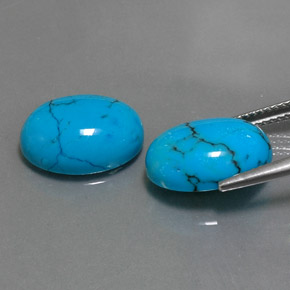 Achetez naturel ct bleue turquoise gems, coupe ovale, en provenance afghanistan chez gemselect. en stock, livraison internationale!