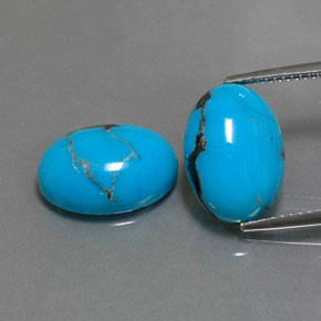Achetez naturel ct bleue turquoise gems, coupe ovale, en provenance afghanistan chez gemselect. en stock, livraison internationale!