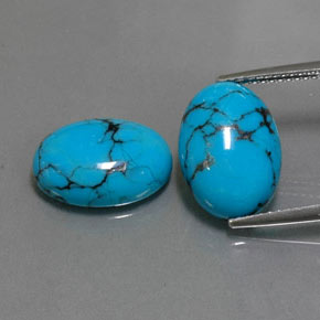 Achetez naturel ct bleue turquoise gems, coupe ovale, en provenance afghanistan chez gemselect. en stock, livraison internationale!