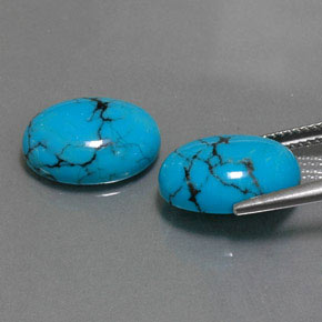 Achetez naturel ct bleue turquoise gems, coupe ovale, en provenance afghanistan chez gemselect. en stock, livraison internationale!