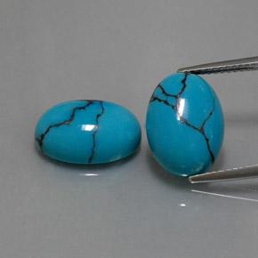 Achetez naturel ct bleue turquoise gems, coupe ovale, en provenance afghanistan chez gemselect. en stock, livraison internationale!