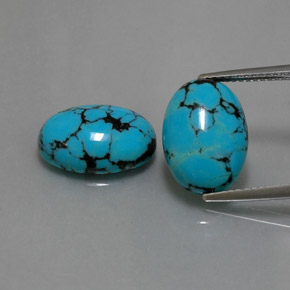 Achetez naturel ct bleue turquoise gems, coupe ovale, en provenance afghanistan chez gemselect. en stock, livraison internationale!