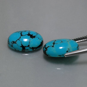 Achetez naturel ct bleue turquoise gems, coupe ovale, en provenance afghanistan chez gemselect. en stock, livraison internationale!