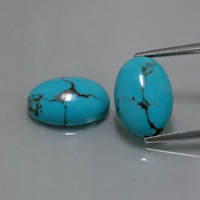 Achetez naturel ct bleue turquoise gems, coupe ovale, en provenance afghanistan chez gemselect. en stock, livraison internationale!