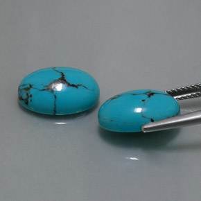 Achetez naturel ct bleue turquoise gems, coupe ovale, en provenance afghanistan chez gemselect. en stock, livraison internationale!