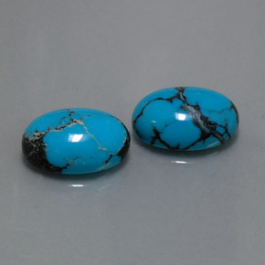 Achetez naturel ct Bleu Turquoise gems, Coupe ovale, En provenance Afghanistan chez GemSelect. En stock, livraison internationale!