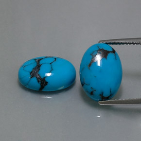 Achetez naturel ct bleue turquoise gems, coupe ovale, en provenance afghanistan chez gemselect. en stock, livraison internationale!