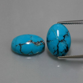 Achetez naturel ct bleue turquoise gems, coupe ovale, en provenance afghanistan chez gemselect. en stock, livraison internationale!