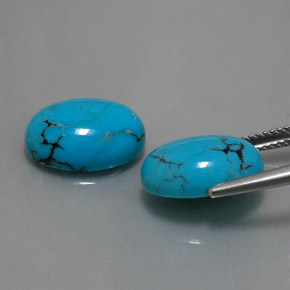 Achetez naturel ct bleue turquoise gems, coupe ovale, en provenance afghanistan chez gemselect. en stock, livraison internationale!