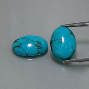 Achetez naturel ct bleue turquoise gems, coupe ovale, en provenance afghanistan chez gemselect. en stock, livraison internationale!