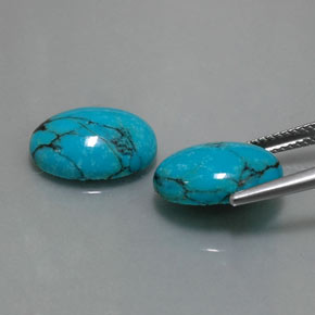 Achetez naturel ct bleue turquoise gems, coupe ovale, en provenance afghanistan chez gemselect. en stock, livraison internationale!