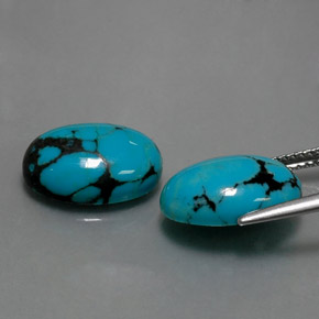 Achetez naturel ct bleue turquoise gems, coupe ovale, en provenance afghanistan chez gemselect. en stock, livraison internationale!