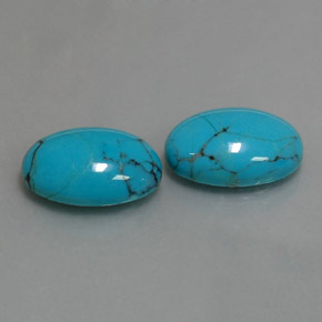 Achetez naturel ct Bleu Turquoise gems, Coupe ovale, En provenance Afghanistan chez GemSelect. En stock, livraison internationale!