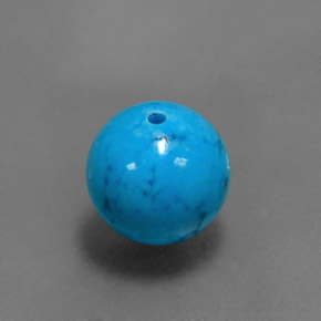 Turquoise Bleu naturelle Sphère / Boule, 7.80 ct, Opaque