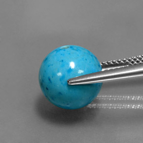 Turquoise Bleu naturelle Sphère / Boule, 7.72 ct, Opaque