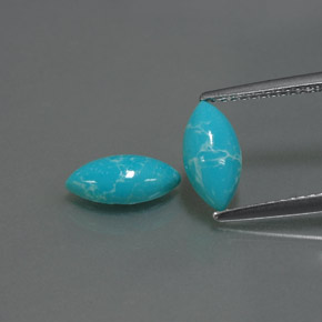 Achetez naturel ct bleue turquoise gems, marquise, en provenance afghanistan chez gemselect. en stock, livraison internationale!