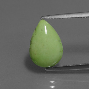Turquoise Vert jaunâtre naturelle En forme de poire, 2.69 ct, Opaque