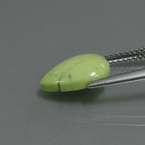 Turquoise Vert jaunâtre naturelle En forme de poire, 2.47 ct, Opaque