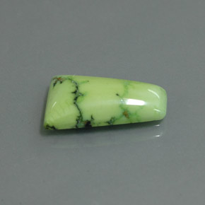 Turquoise vert naturelle forme fantaisie, 4,52 ct, opaque