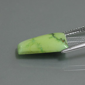 Turquoise vert naturelle forme fantaisie, 4,52 ct, opaque