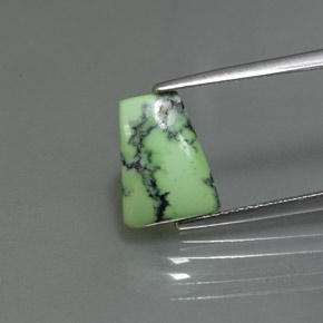 Turquoise vert naturelle forme fantaisie, 1,99 ct, opaque